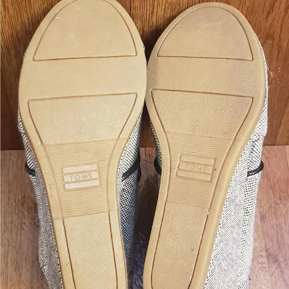 Womens Toms‎ Platform Wedges Size 6.5